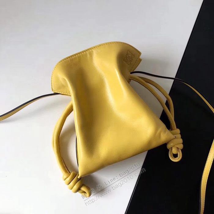 LOEWE女包 原單品質 最新mini小福袋 綿羊皮 羅意威單肩斜挎包  sl2041
